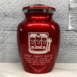 Customer Gallery - Slot Machine Sharing Urn - Ruby Red