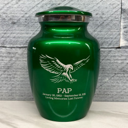 Customer Gallery - Eagle Sharing Urn - Shamrock Green