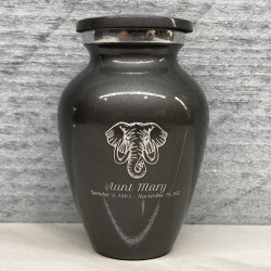 Customer Gallery - Elephant Keepsake Urn - Gunmetal Gray