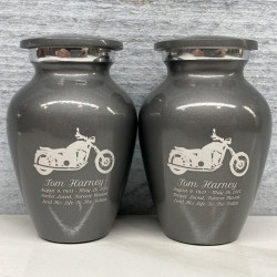 Customer Gallery - Motorcycle Keepsake Urn - Gunmetal Gray