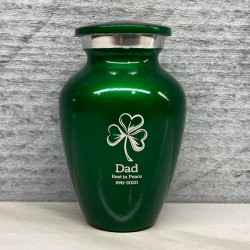 Customer Gallery - Shamrock Keepsake Urn - Shamrock Green