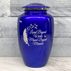 Customer Gallery - Loved Beyond Words Cremation Urn - Midnight Blue