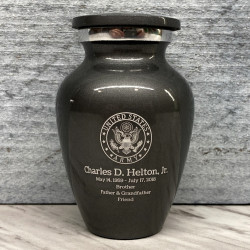 Customer Gallery - Army Keepsake Urn - Gunmetal Gray