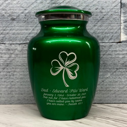 Customer Gallery - Shamrock Sharing Urn - Shamrock Green
