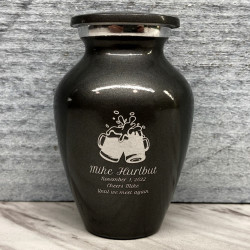 Customer Gallery - Beer Keepsake Urn - Gunmetal Gray