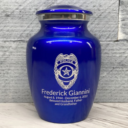 Customer Gallery - Police Sharing Urn - Midnight Blue