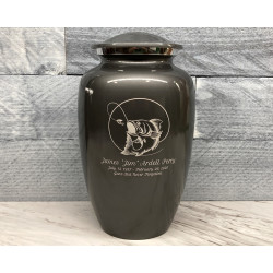 Customer Gallery - Lure Hit Fishing Cremation Urn - Gunmetal Gray