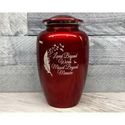 Customer Gallery - Loved Beyond Words Cremation Urn - Ruby Red