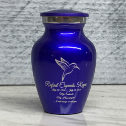 Customer Gallery - Hummingbird Keepsake Urn - Midnight Blue