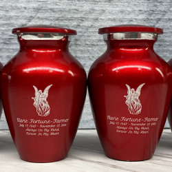 Customer Gallery - Angel Keepsake Urn - Ruby Red
