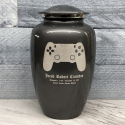 Customer Gallery - Gaming Controller Cremation Urn - Gunmetal Gray