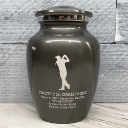 Customer Gallery - Golf Sharing Urn - Gunmetal Gray