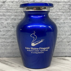 Customer Gallery - Marijuana Joint Keepsake Urn - Midnight Blue