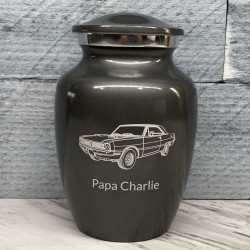 Customer Gallery - Seventies Muscle Car Sharing Urn - Gunmetal Gray