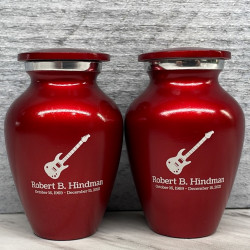 Customer Gallery - Electric Guitar Keepsake Urn - Ruby Red