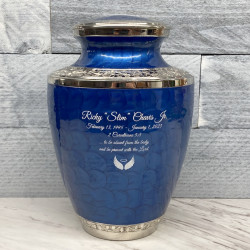 Customer Gallery - Royal Blue Cremation Urn