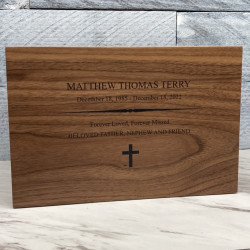 Customer Gallery - Traditions Walnut Cremation Urn