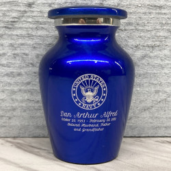 Customer Gallery - Navy Keepsake Urn - Midnight Blue