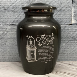 Customer Gallery - Keep the Light On Sharing Urn - Gunmetal Gray