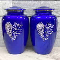 Customer Gallery - Your Wings Were Ready Cremation Urn - Midnight Blue