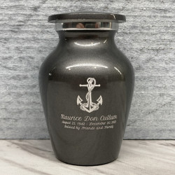 Customer Gallery - Boat Anchor Keepsake Urn - Gunmetal Gray