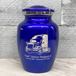 Customer Gallery - Semi II Sharing Urn - Midnight Blue