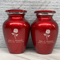 Customer Gallery - Rose Keepsake Urn - Ruby Red