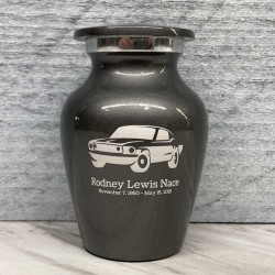 Customer Gallery - Muscle Car Keepsake Urn - Gunmetal Gray