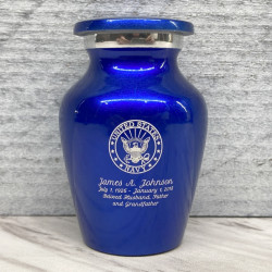 Customer Gallery - Navy Keepsake Urn - Midnight Blue