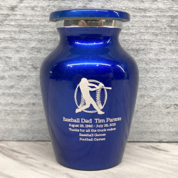 Customer Gallery - Baseball Keepsake Urn - Midnight Blue