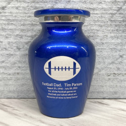 Customer Gallery - Football Keepsake Urn - Midnight Blue