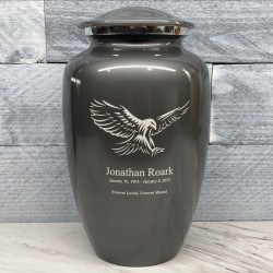 Customer Gallery - Eagle Cremation Urn - Gunmetal Gray