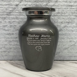 Customer Gallery - Gunmetal Gray Keepsake Urn
