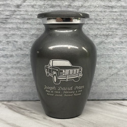 Customer Gallery - Truck IV Keepsake Urn - Gunmetal Gray