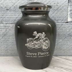Customer Gallery - Motorcycle II Sharing Urn - Gunmetal Gray