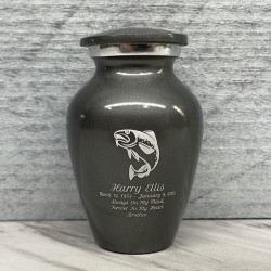 Customer Gallery - Fishing Keepsake Urn - Gunmetal Gray