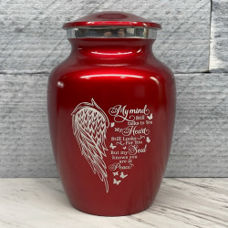 Customer Gallery - At Peace Sharing Urn - Ruby Red