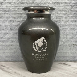 Customer Gallery - Guinea Pig Keepsake Urn - Gunmetal Gray