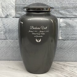 Customer Gallery - Gunmetal Gray Cremation Urn