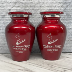 Customer Gallery - Marijuana Joint Keepsake Urn - Ruby Red