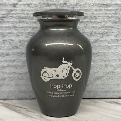 Customer Gallery - Motorcycle Keepsake Urn - Gunmetal Gray
