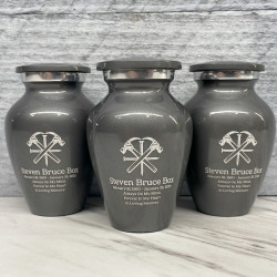 Customer Gallery - Woodworking Keepsake Urn - Gunmetal Gray