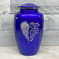 Customer Gallery - At Peace Cremation Urn - Midnight Blue