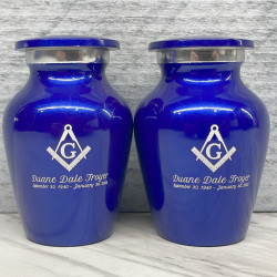 Customer Gallery - Masonic Keepsake Urn - Midnight Blue
