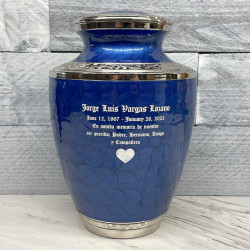 Customer Gallery - Royal Blue Cremation Urn