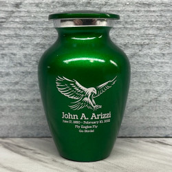Customer Gallery - Eagle Keepsake Urn - Shamrock Green