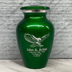 Customer Gallery - Eagle Keepsake Urn - Shamrock Green