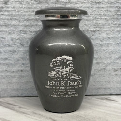 Customer Gallery - Bulldozer Cremation Urn - Gunmetal Gray