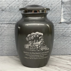 Customer Gallery - Train Sharing Urn - Gunmetal Gray