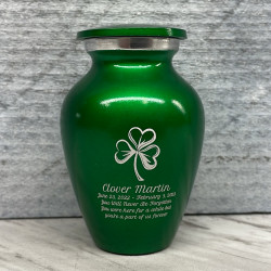 Customer Gallery - Shamrock Keepsake Urn - Shamrock Green